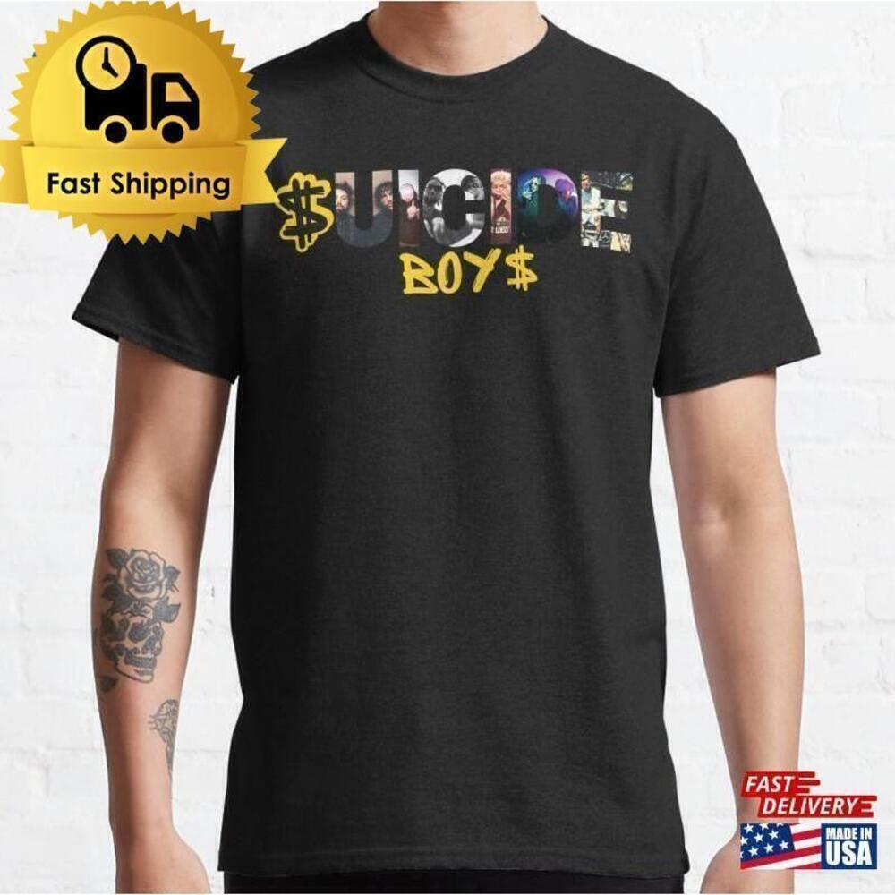 Suicide Boys Stickers Graphic Hip Hop Aesthetic Unisex T-Shirt